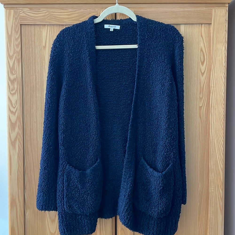 Madewell Navy Blue Long Cardigan
